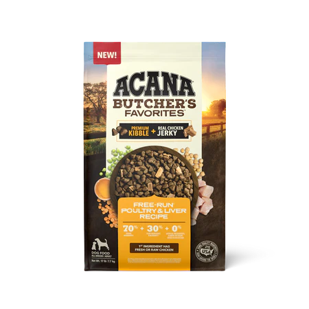Acana Butcher's Favorites Free-Run Poultry & Liver Recipe Dry Dog Food