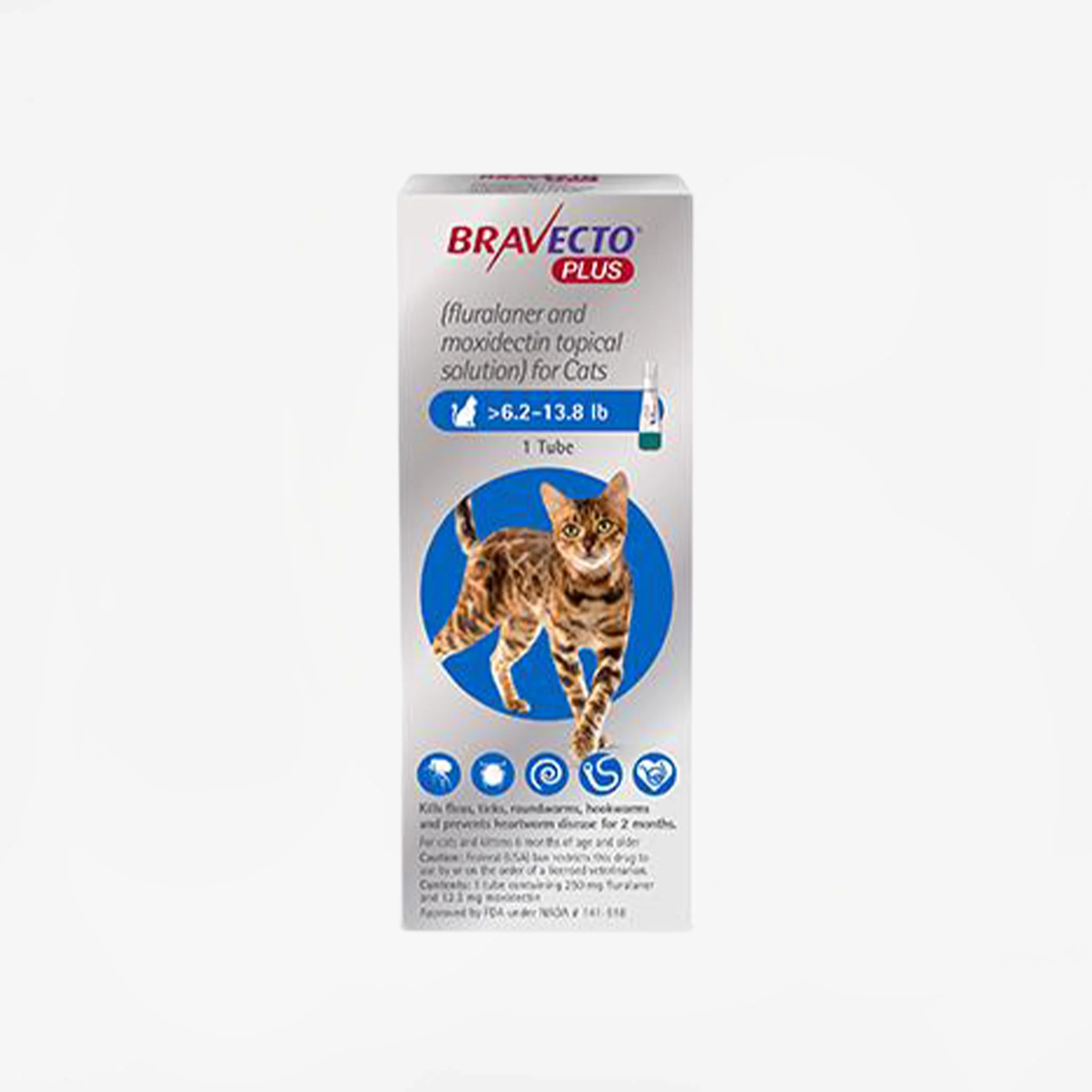 Bravecto PLUS Topical for Cats (8 Weeks) (Rx) - Image 2