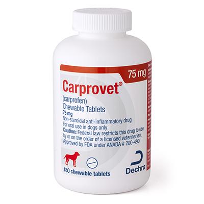 Carprovet (carprofen) Chewable Tablets (Rx)