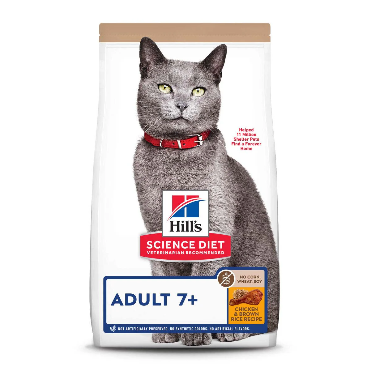 Hill's Science Diet No Corn Wheat or Soy Adult 7+ - Cat Food - Image 3