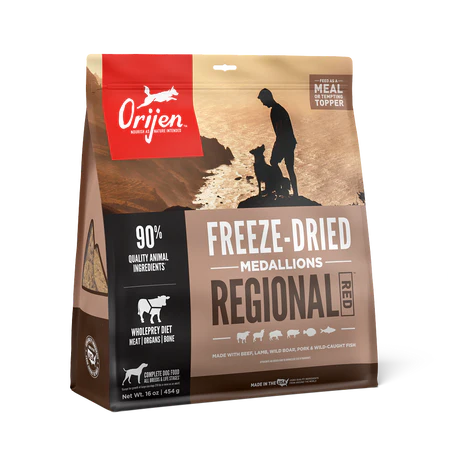 Orijen Regional Red Freeze-Dried Dog Food Medallions
