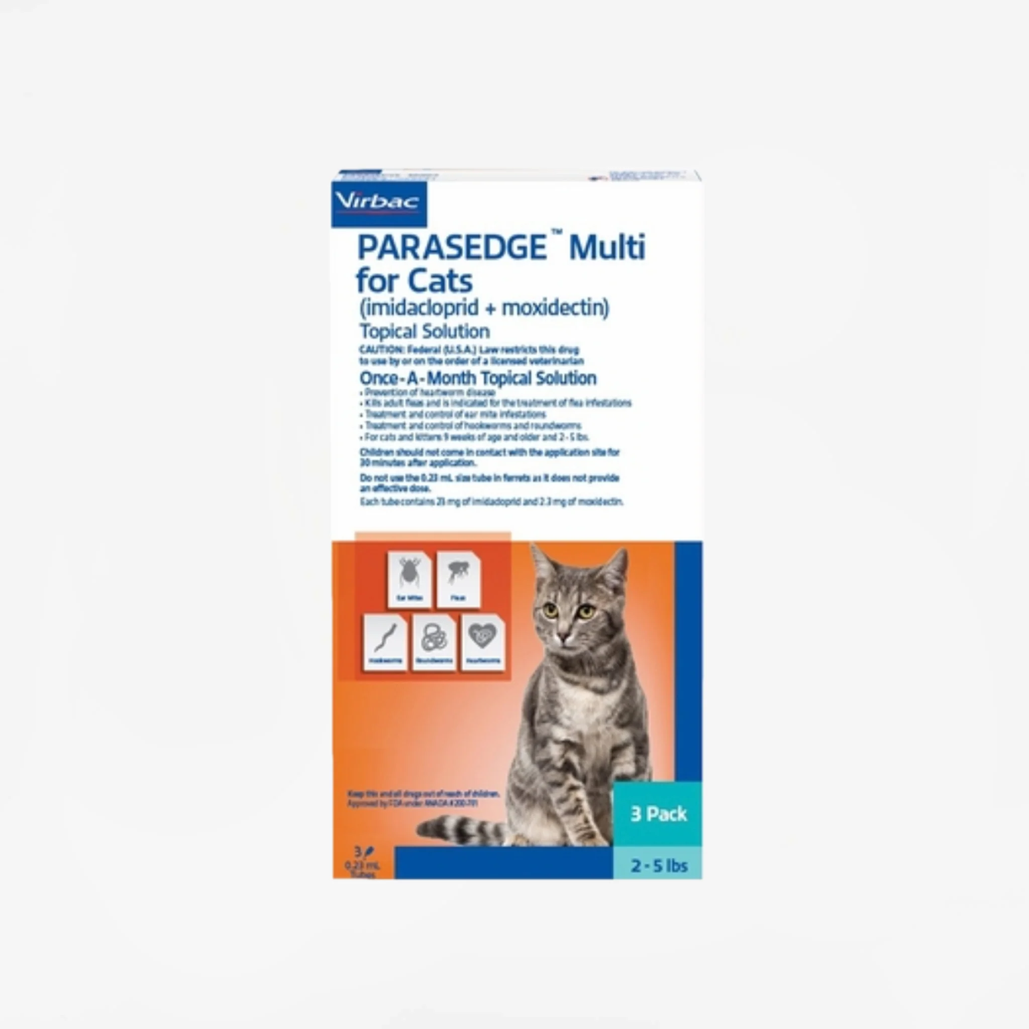 Parasedge Multi TOPICAL SOLN for Cats (Rx)
