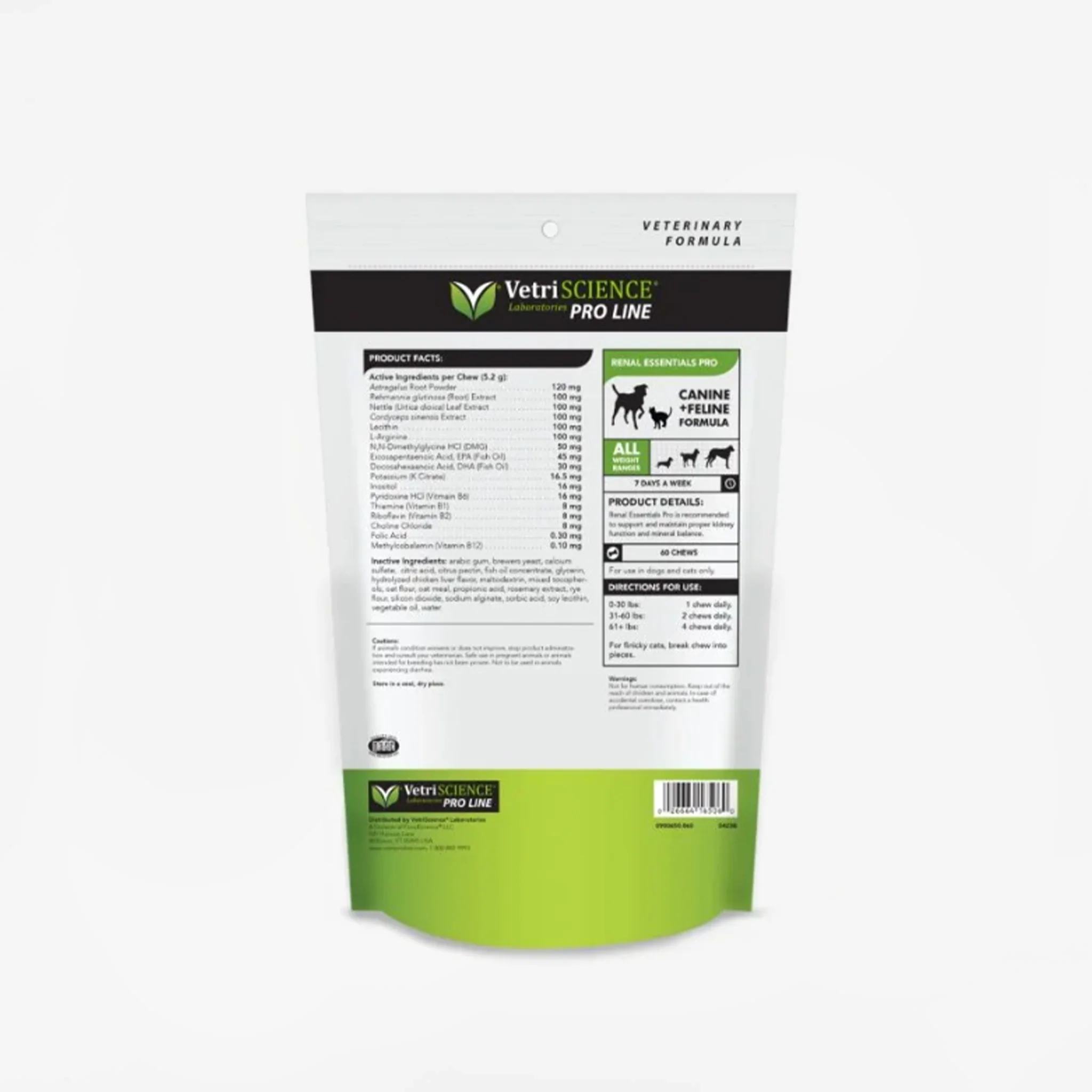 VetriScience Renal Essentials Pro Kidney Supplement for Dogs & Cats - Image 2