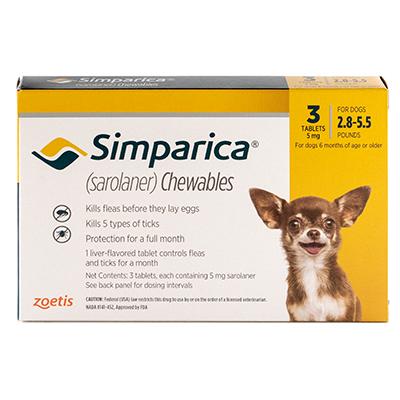 Simparica Chewables - 3 months (Rx)